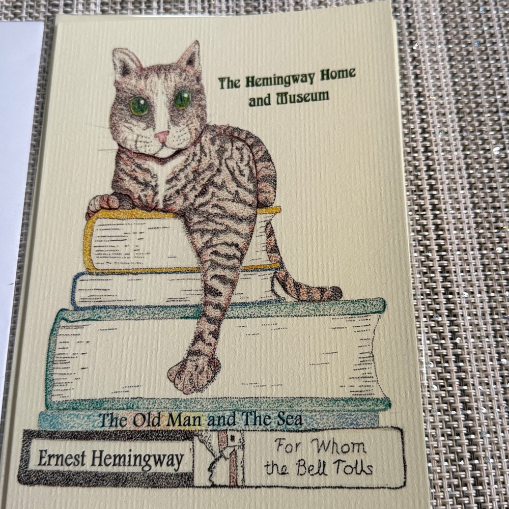 Key West Ernest Hemingway Home Museum Florida Cats Greeting Note Cards Souvenir - Picture 5 of 10